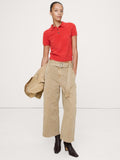 Lightweight Brushed Cashmere Sweater Polo - Scorched Orange