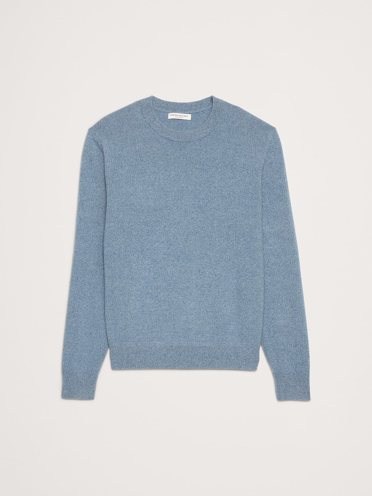 Cashmere Crew-Neck Sweater - Frozen Loch Blue