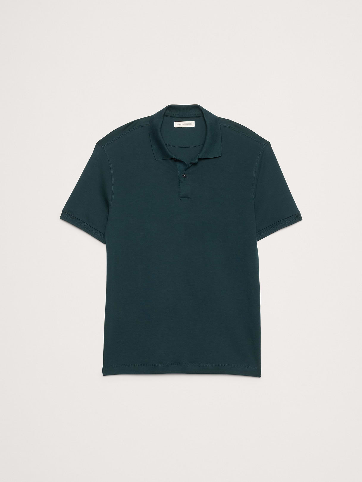 Luxury-Touch Polo - Storm Slate Green