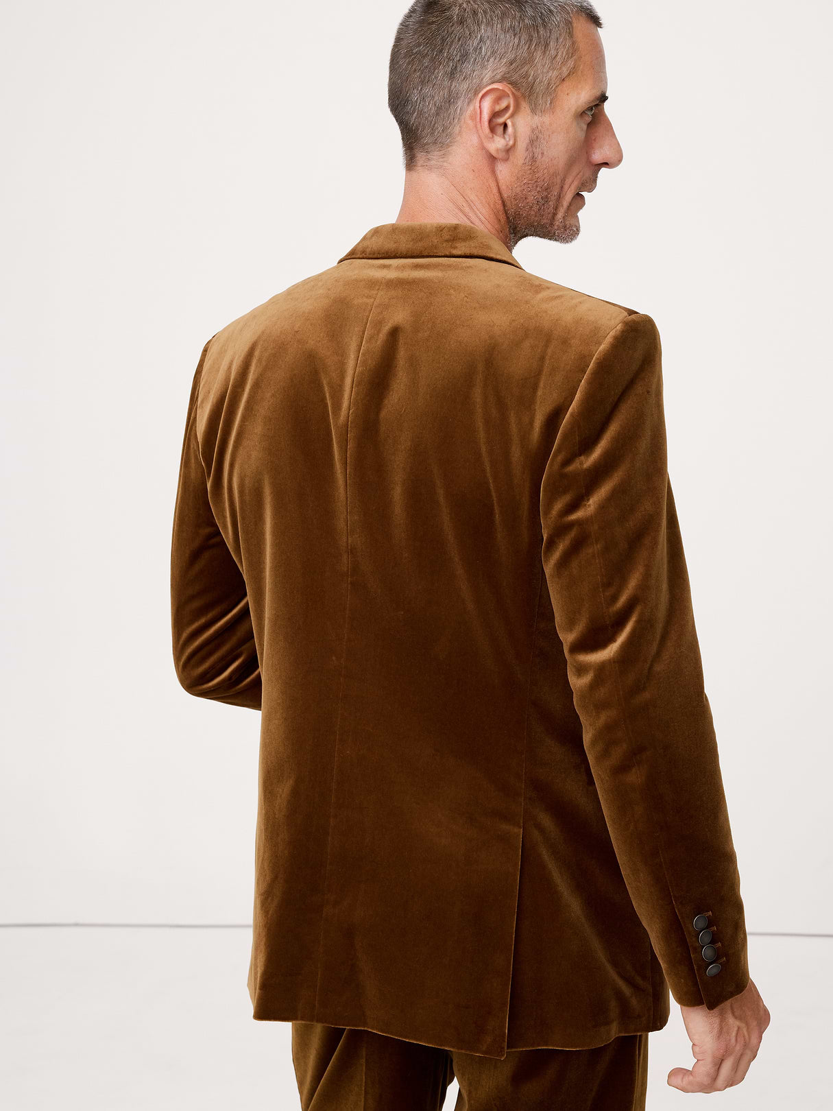 Velvet Blazer - Hazel Gaze Brown