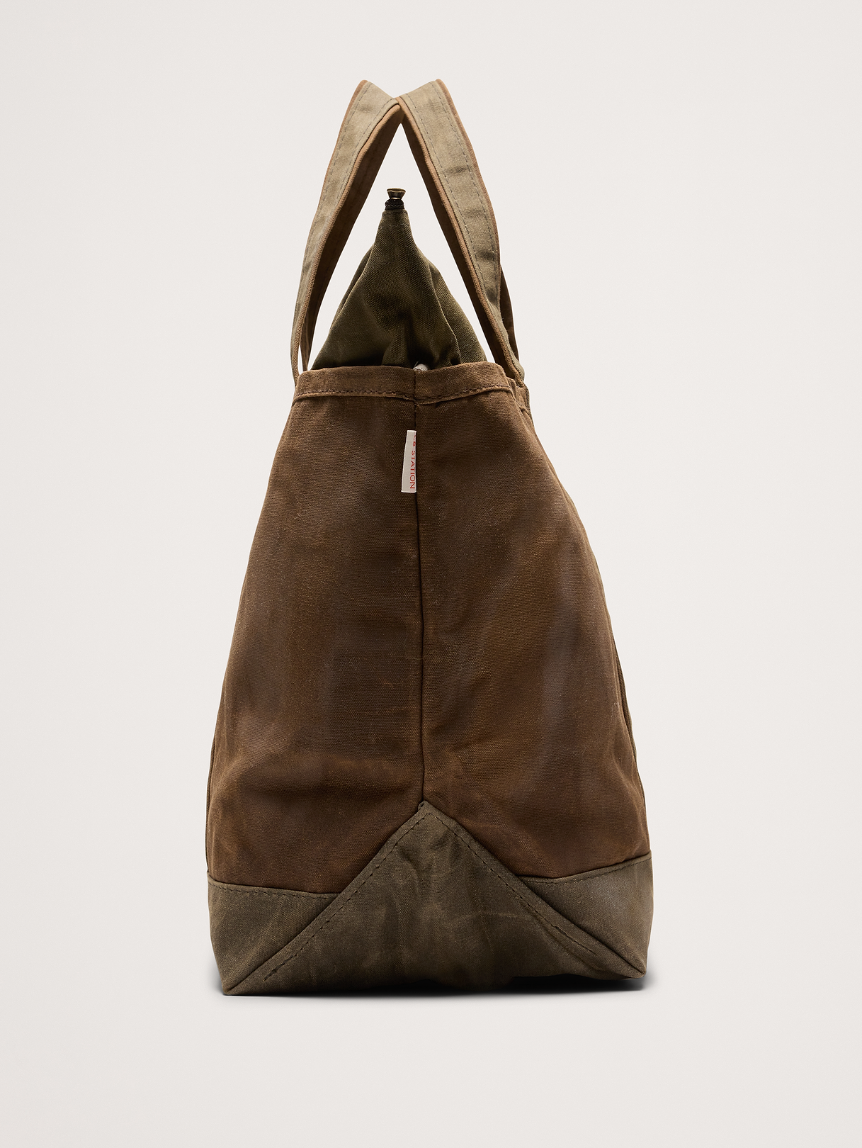 Waxed Canvas Tote by CB Station - Brown