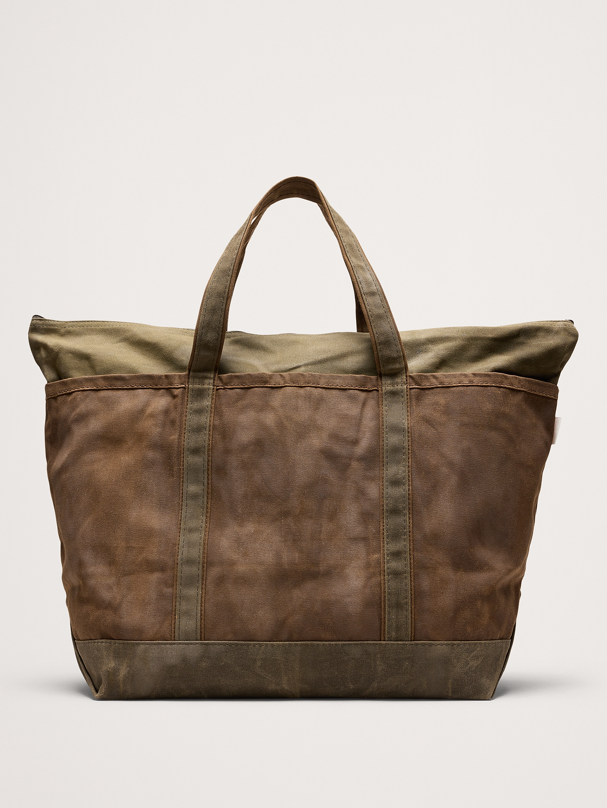 Waxed Canvas Tote by CB Station - Brown