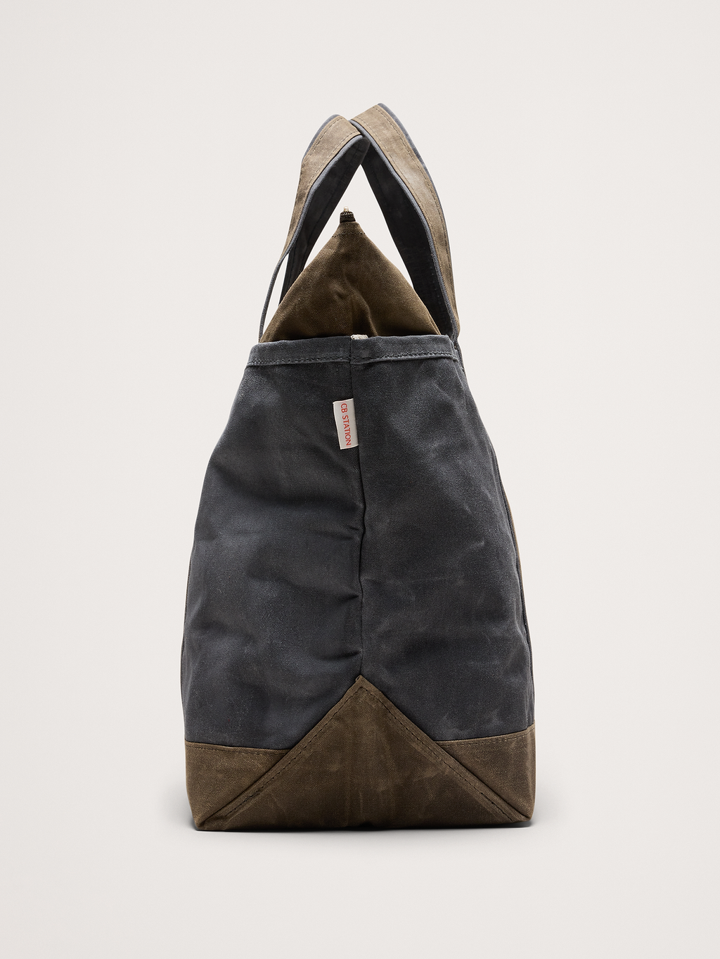Waxed Canvas Tote by CB Station - Blue
