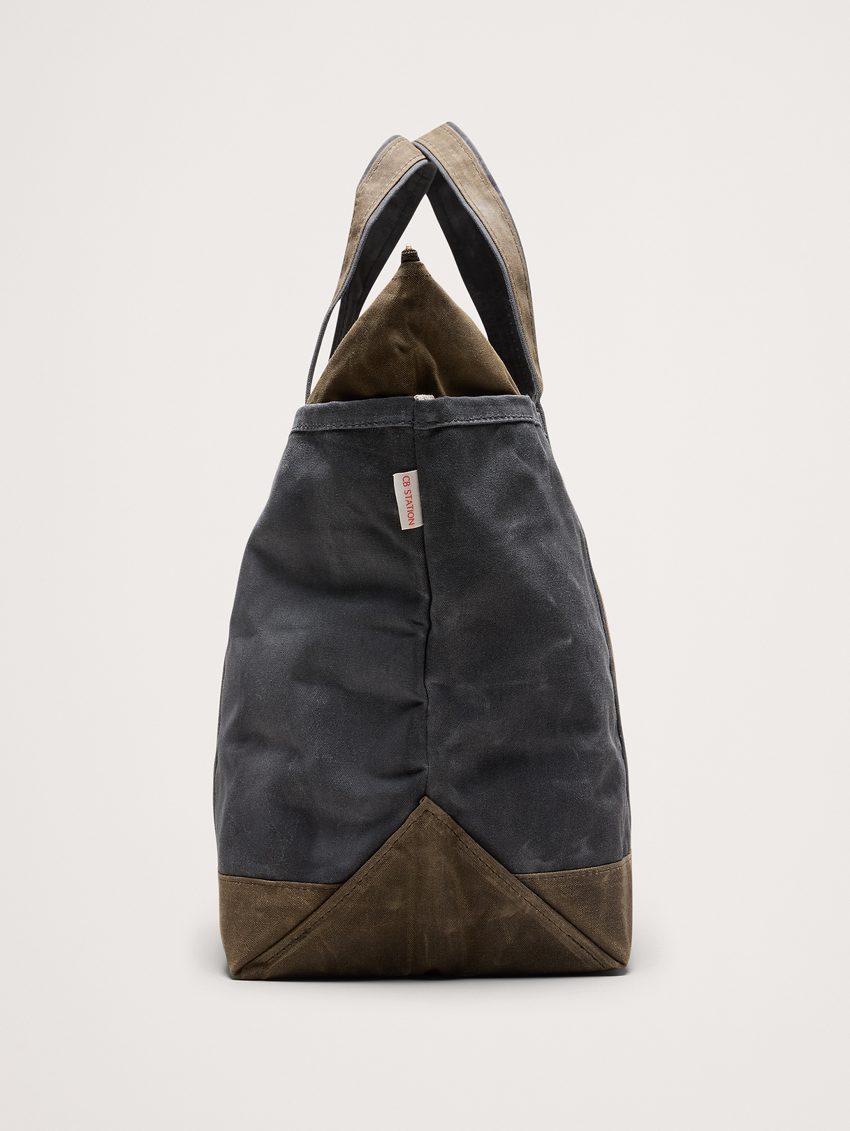 Waxed Canvas Tote by CB Station - Blue