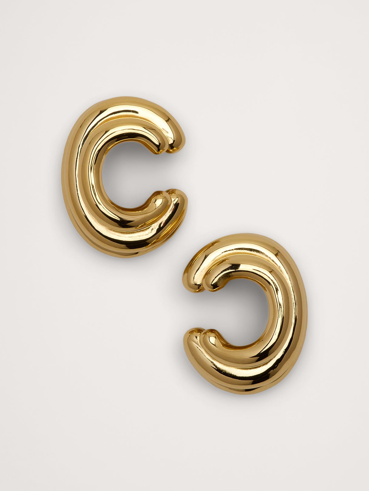 Triple Cuff Earrings - Gold