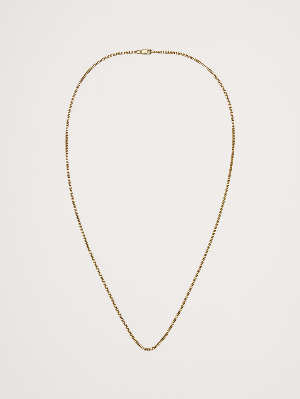 2mm Gold Vermeil Cuban Chain Necklace by Miansai - Gold