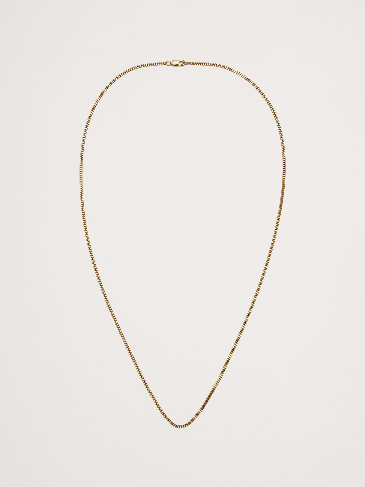 2mm Gold Vermeil Cuban Chain Necklace by Miansai - Gold