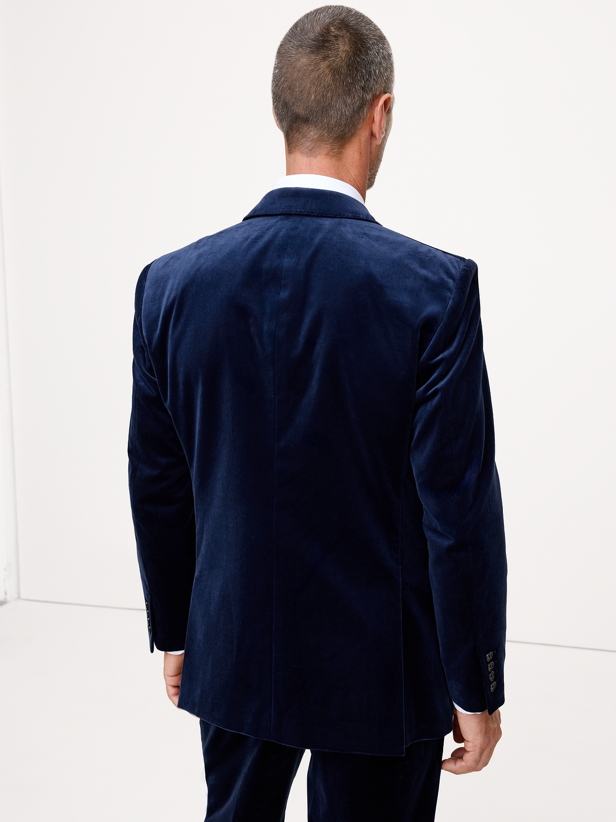 Velvet Blazer - Horizon Blue
