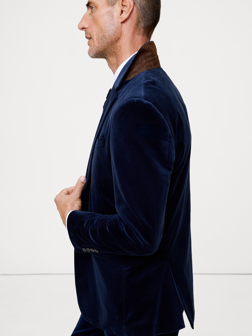 Velvet Blazer - Horizon Blue