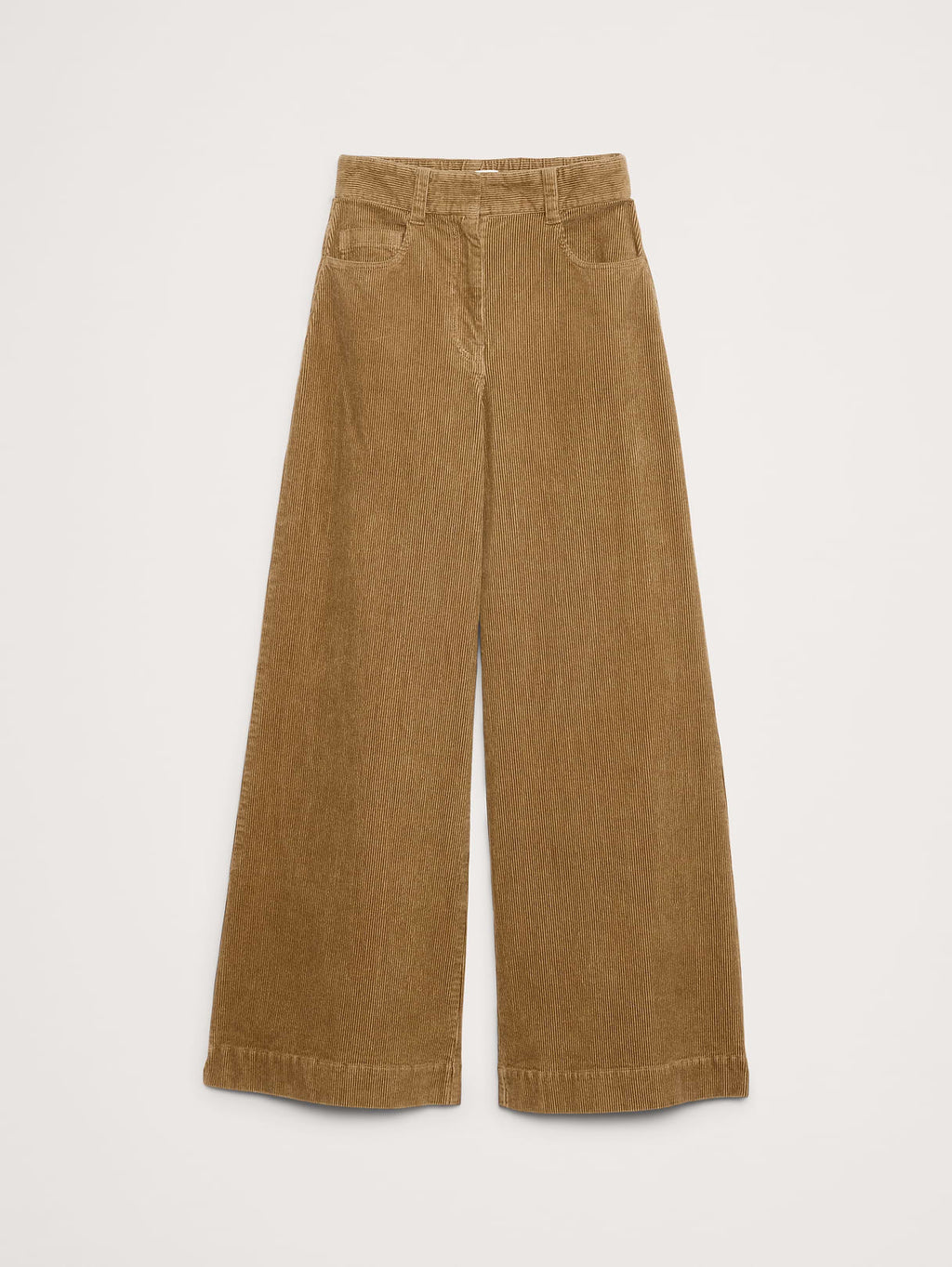 Ultra-High Rise Wide-Leg Corduroy Pant - Golden Oak