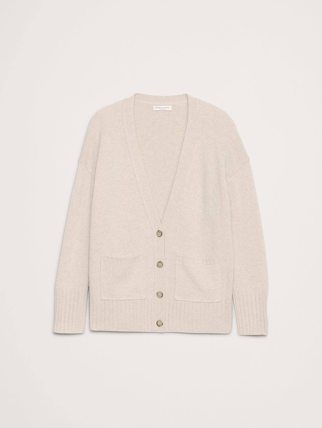 Boyfriend Cashmere Cardigan - Dark Medium Dyed
