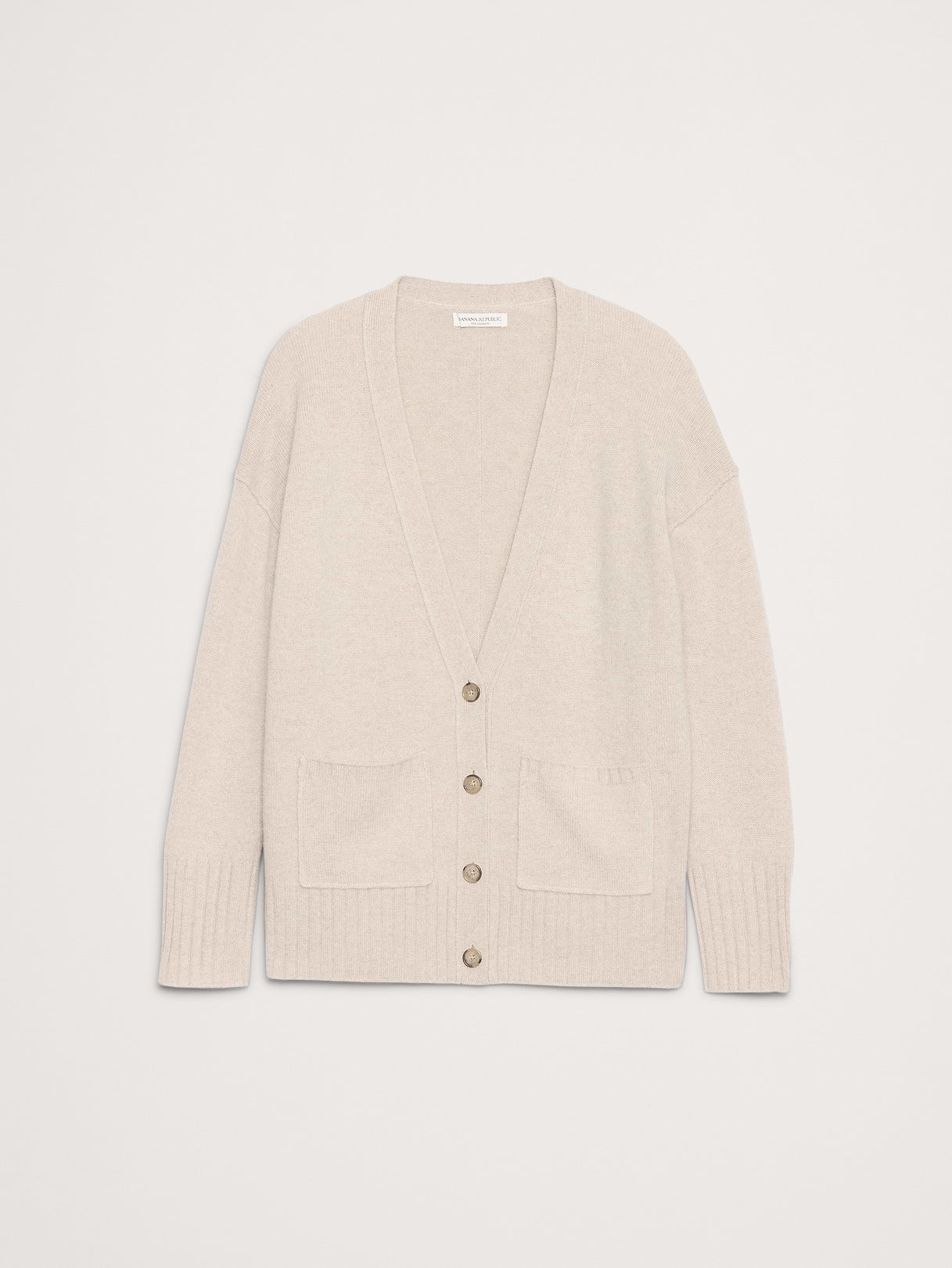 Boyfriend Cashmere Cardigan - Dark Medium Dyed