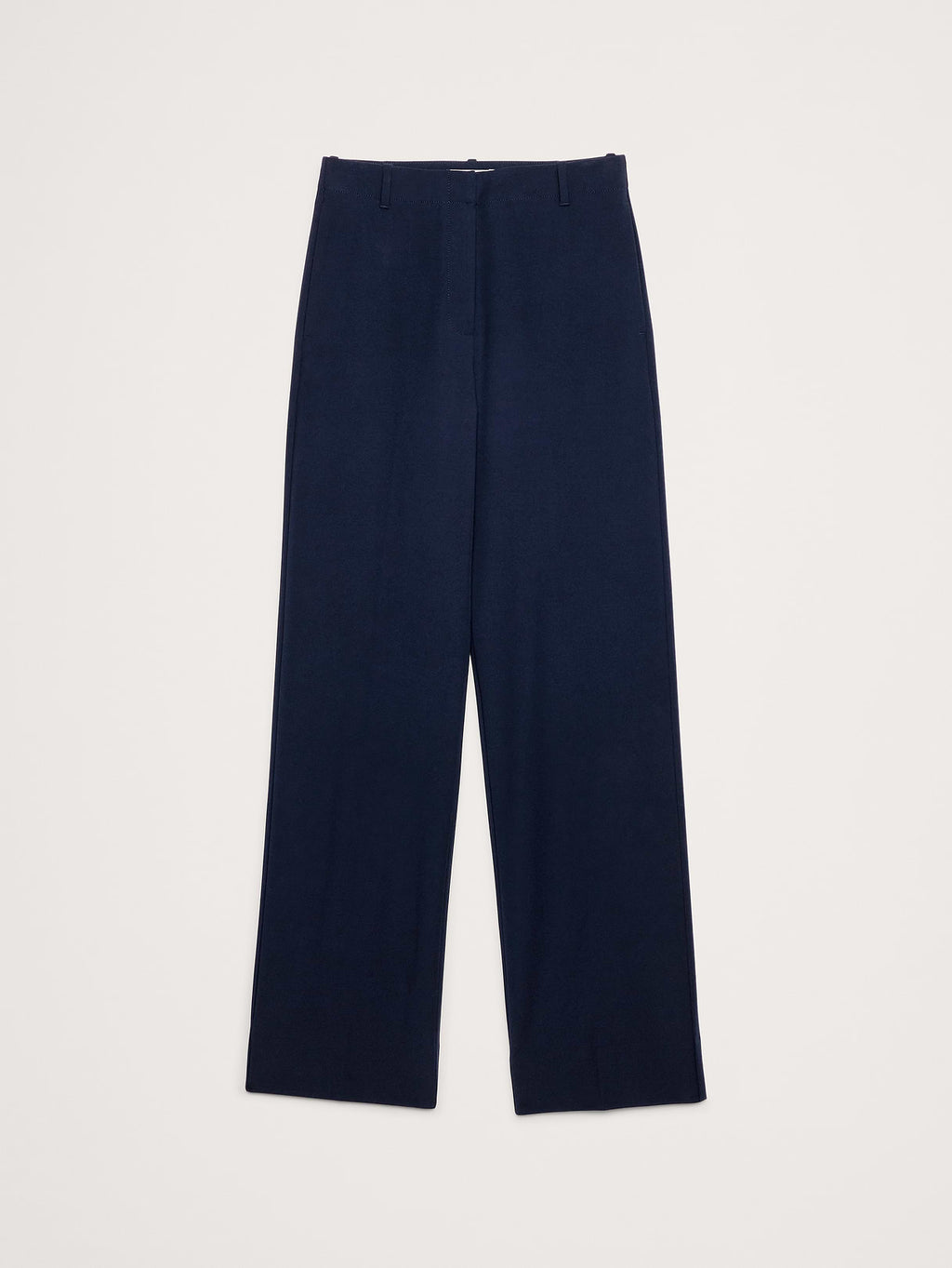 Ultra High-Rise Modern Straight City Stretch Pant - Navy Blue