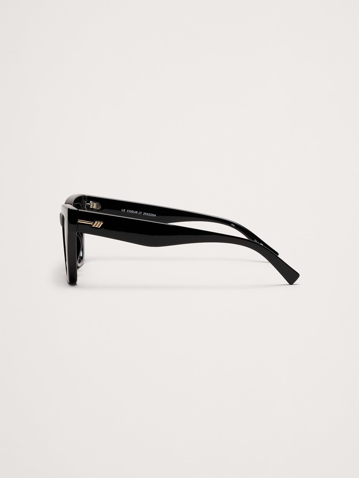 Le Coeur Sunglasses by Le Specs - Black