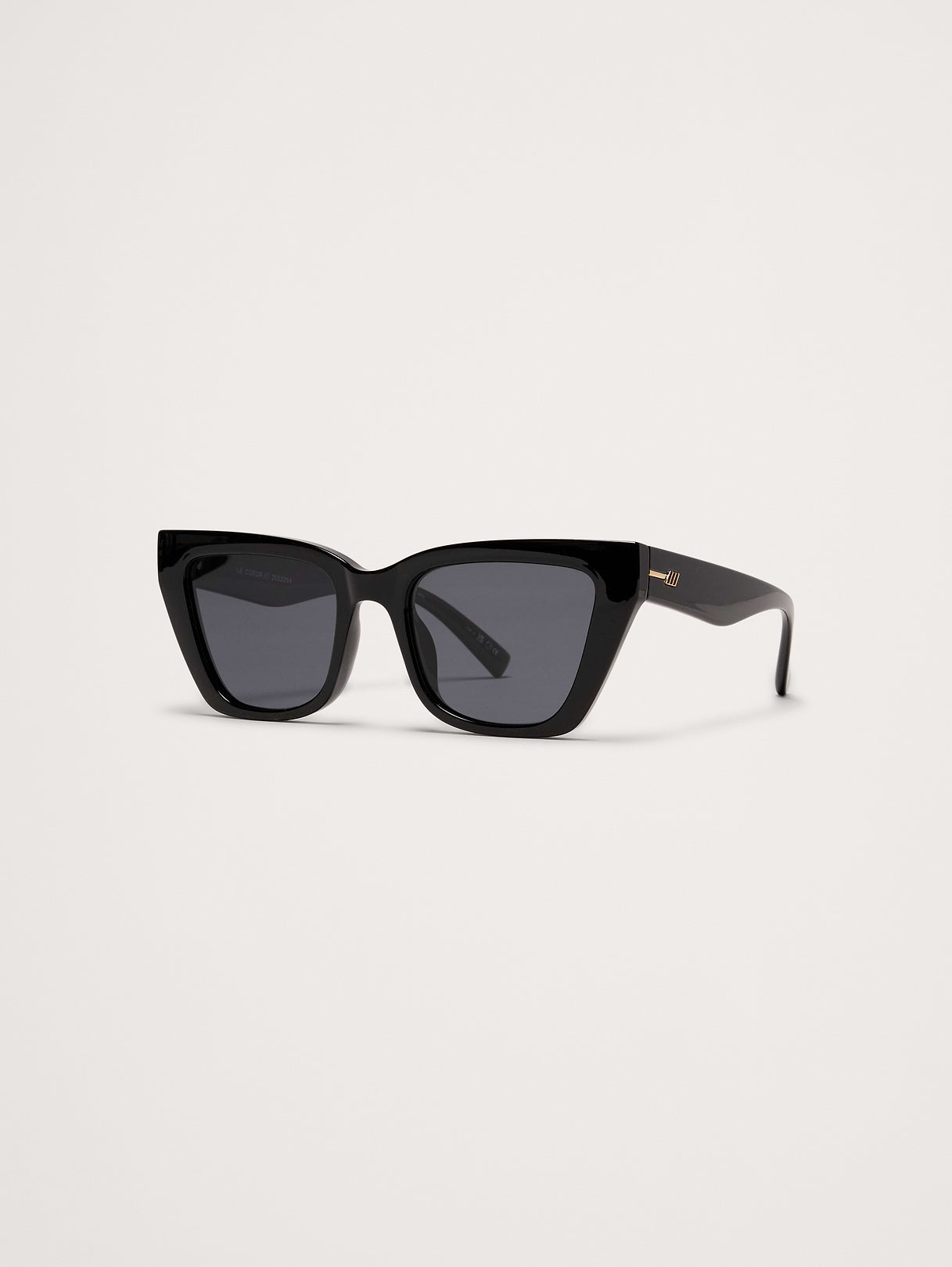 Le Coeur Sunglasses by Le Specs - Black