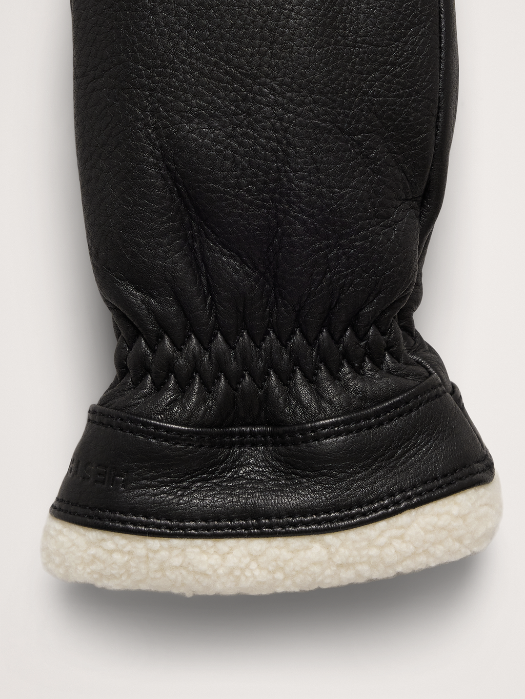 Boda Leather Mittens by Hestra - Black