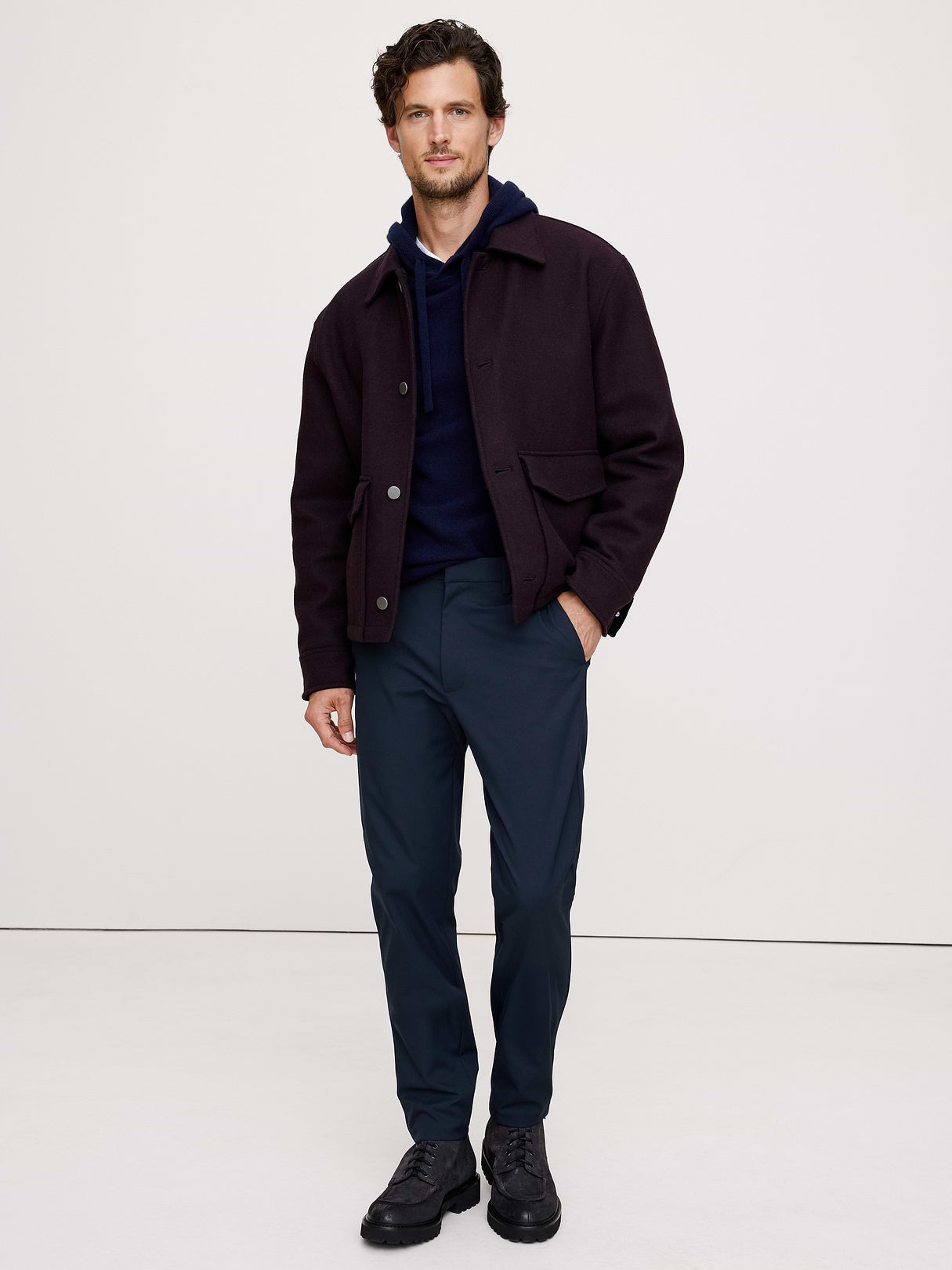 Athletic Slim Performance Pant - Navy Blue
