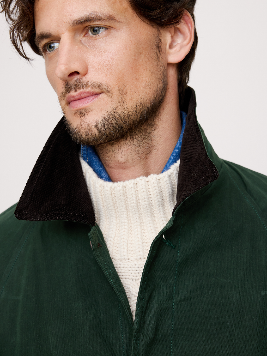 Water-Resistant Mac Coat - Heritage Green