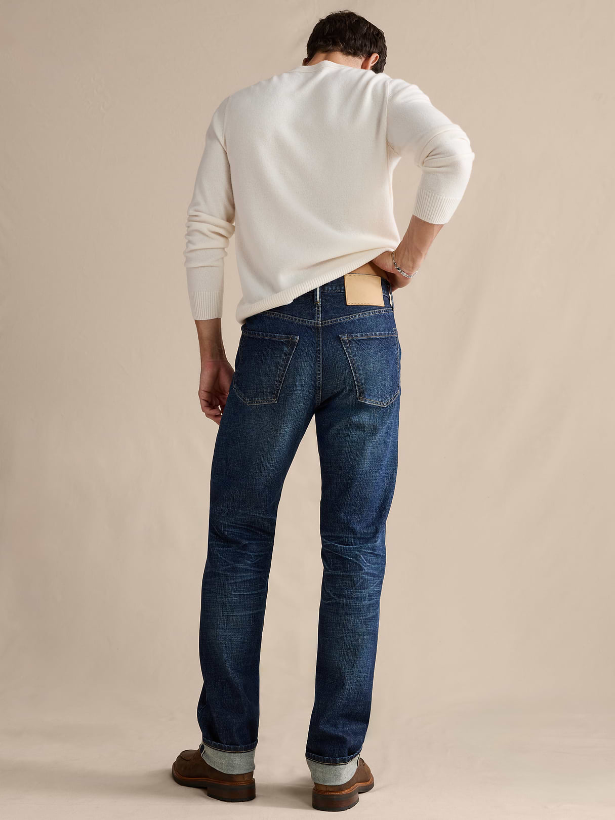 Straight Selvedge Jean - Dark Vintage Wash