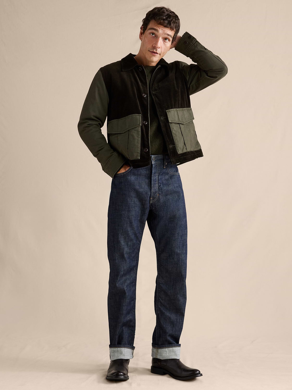 Straight Selvedge Jean - Rinse Dark Wash