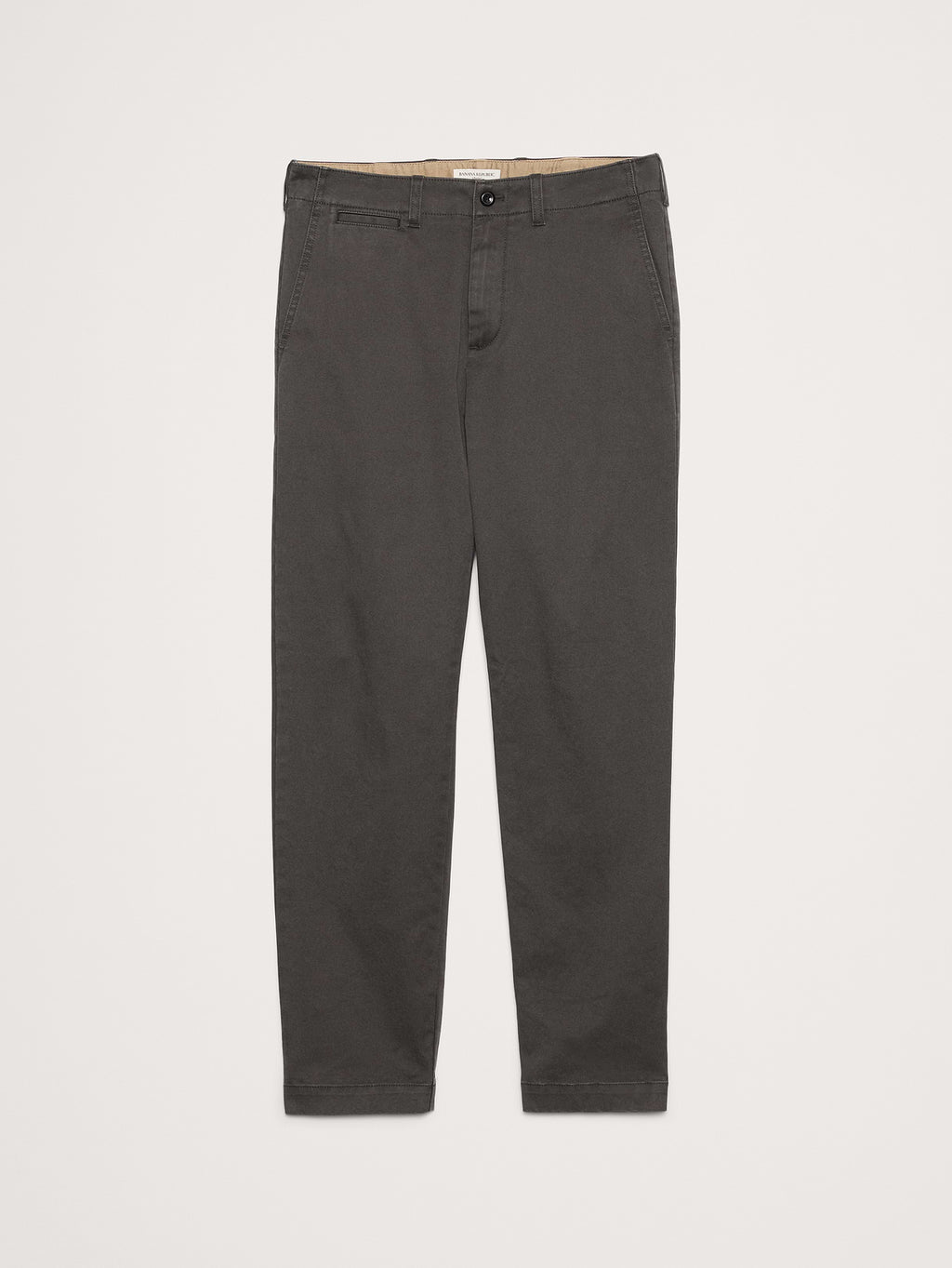 Straight Lived-In Chino - Charcoal Gray