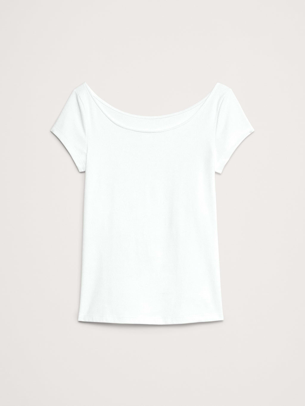 Refined Scoop-Neck T-Shirt - White