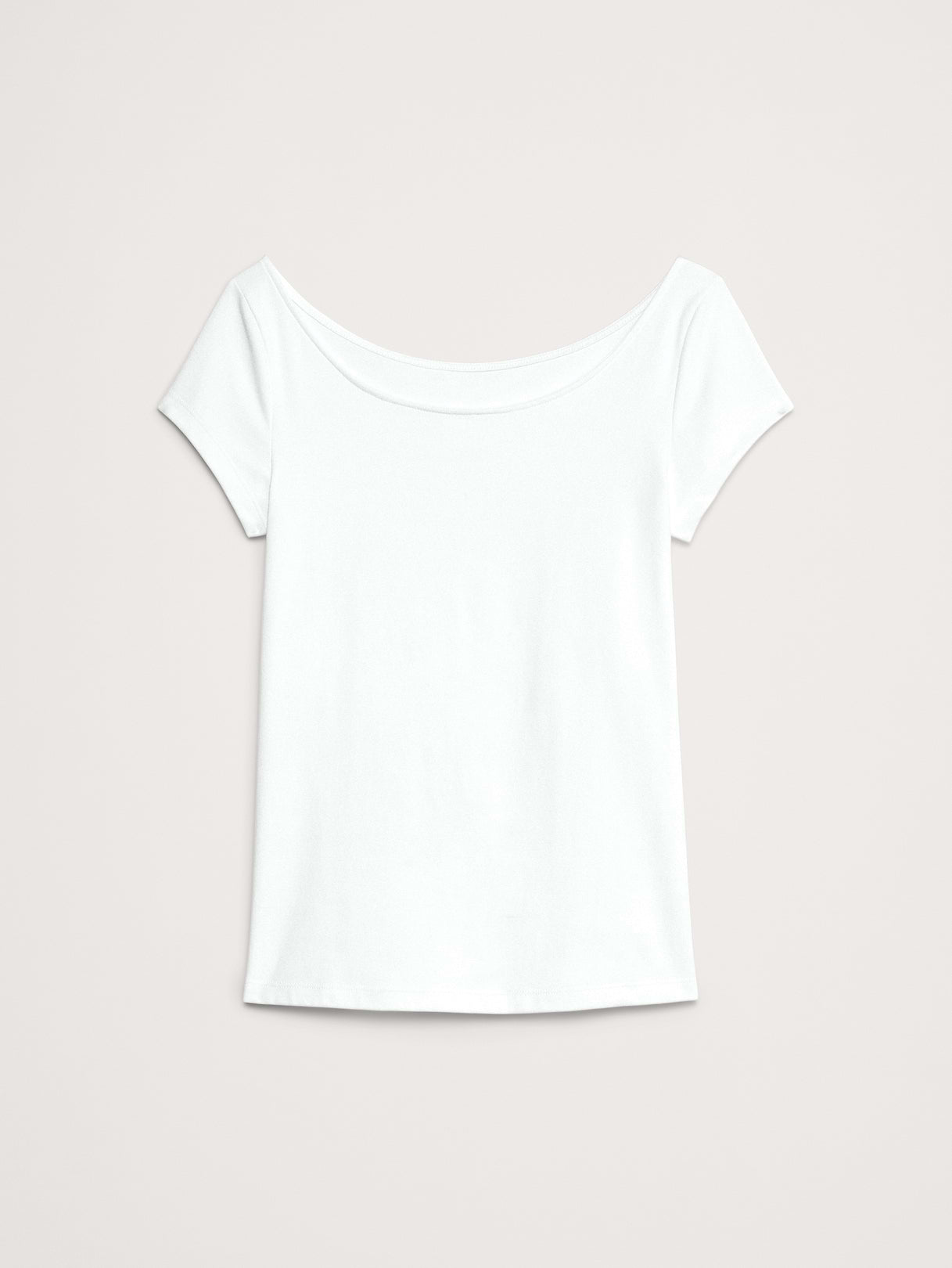 Refined Scoop-Neck T-Shirt - White