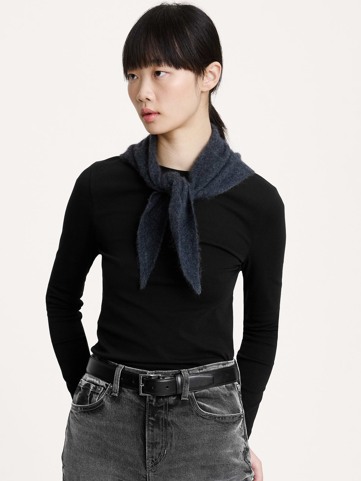 Refined Crew-Neck T-Shirt - Black