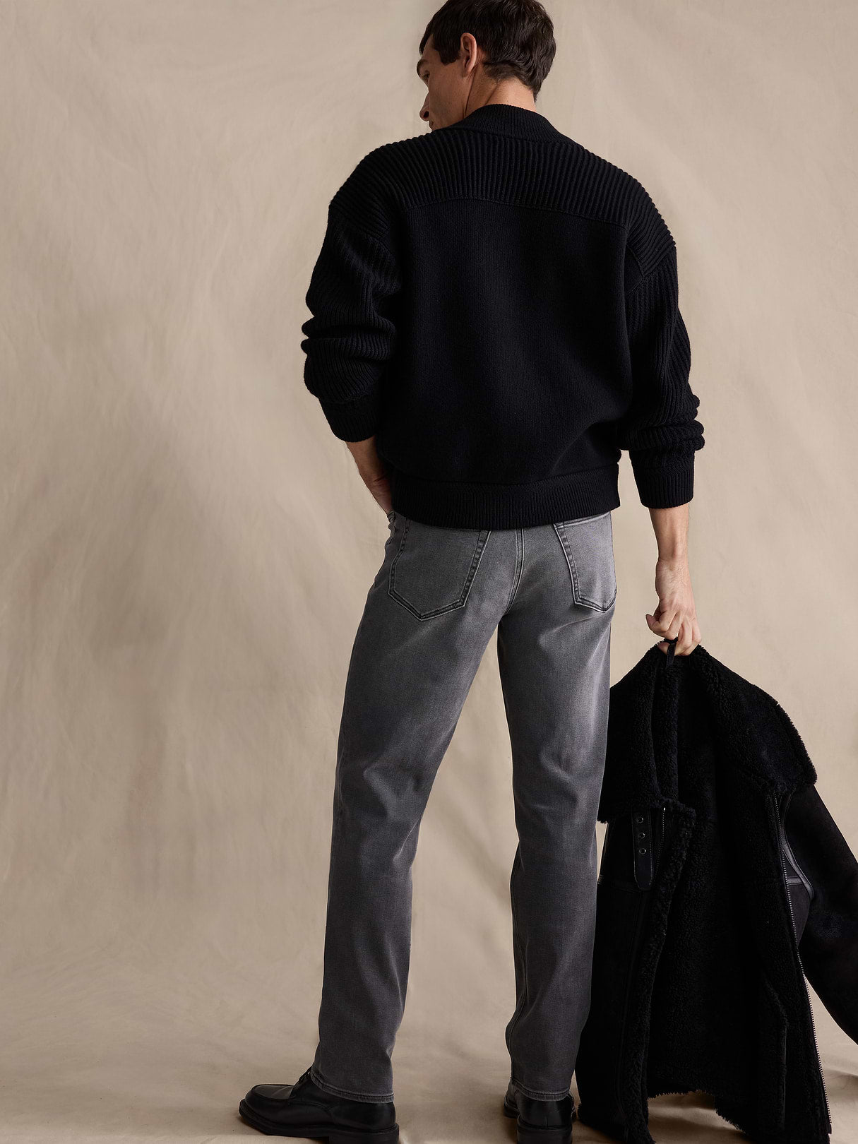 Straight Luxe Traveler Jean - Dusty Gray