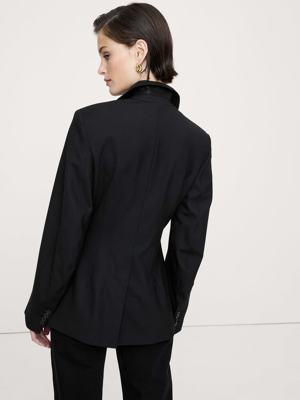 Hourglass Blazer - Black