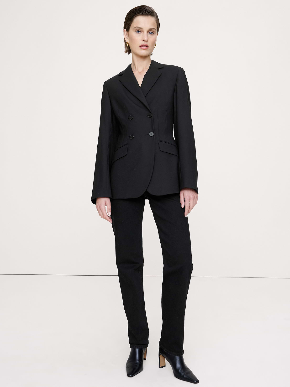 Hourglass Blazer - Black