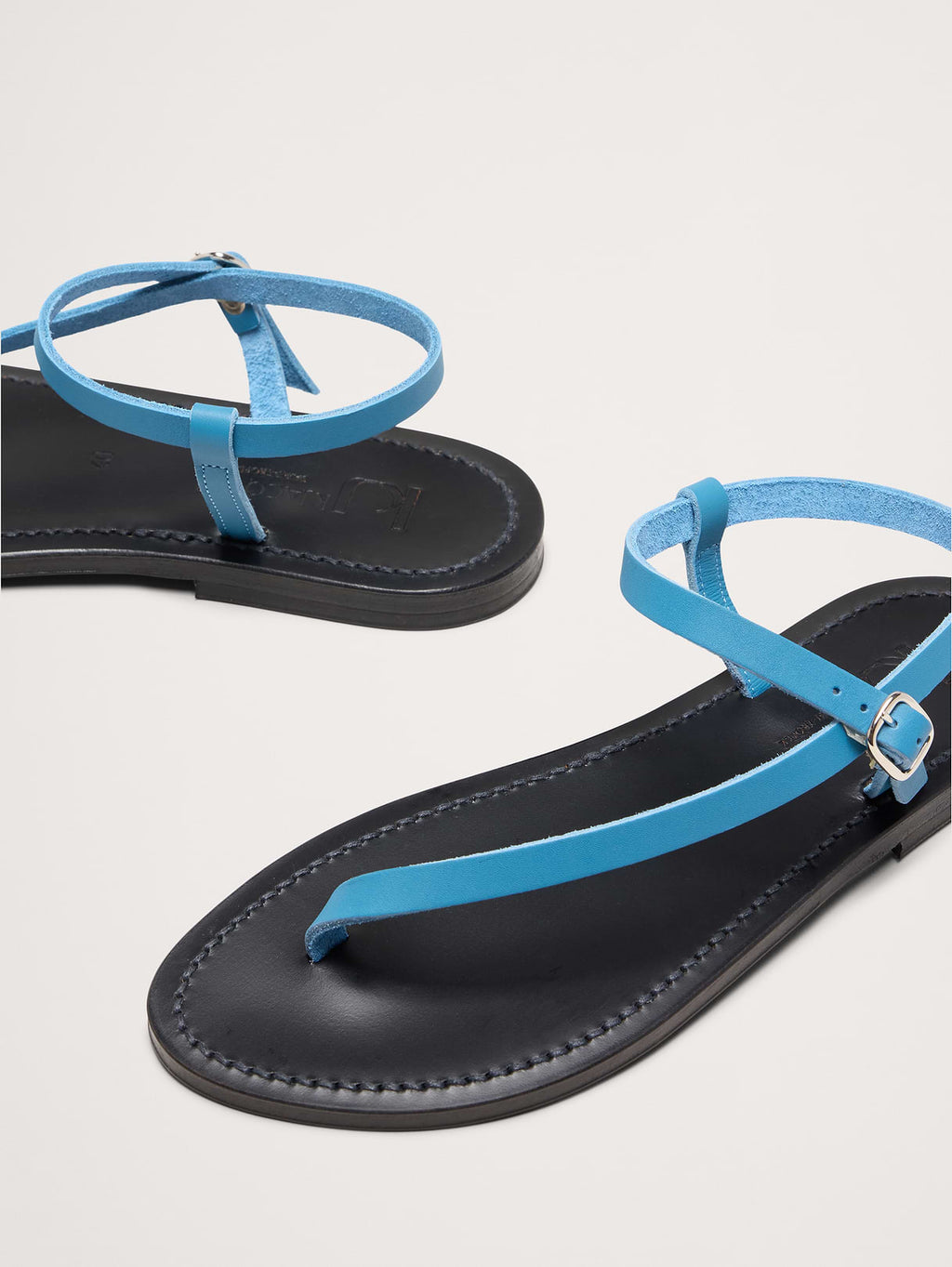 Vassili Ebene Sole Sandal by K Jacques - Pulit Indigo