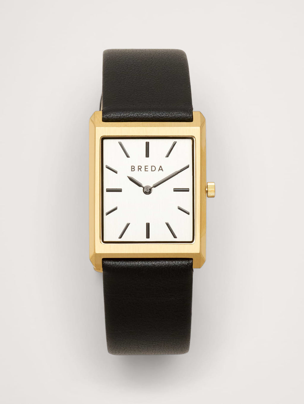 Virgil Leather Watch by Breda - Black