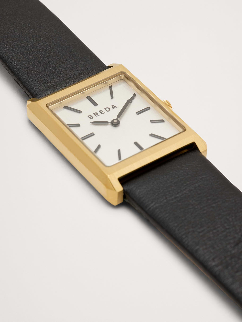 Virgil Leather Watch by Breda - Black