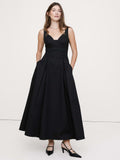 Sweetheart Maxi Dress - Black