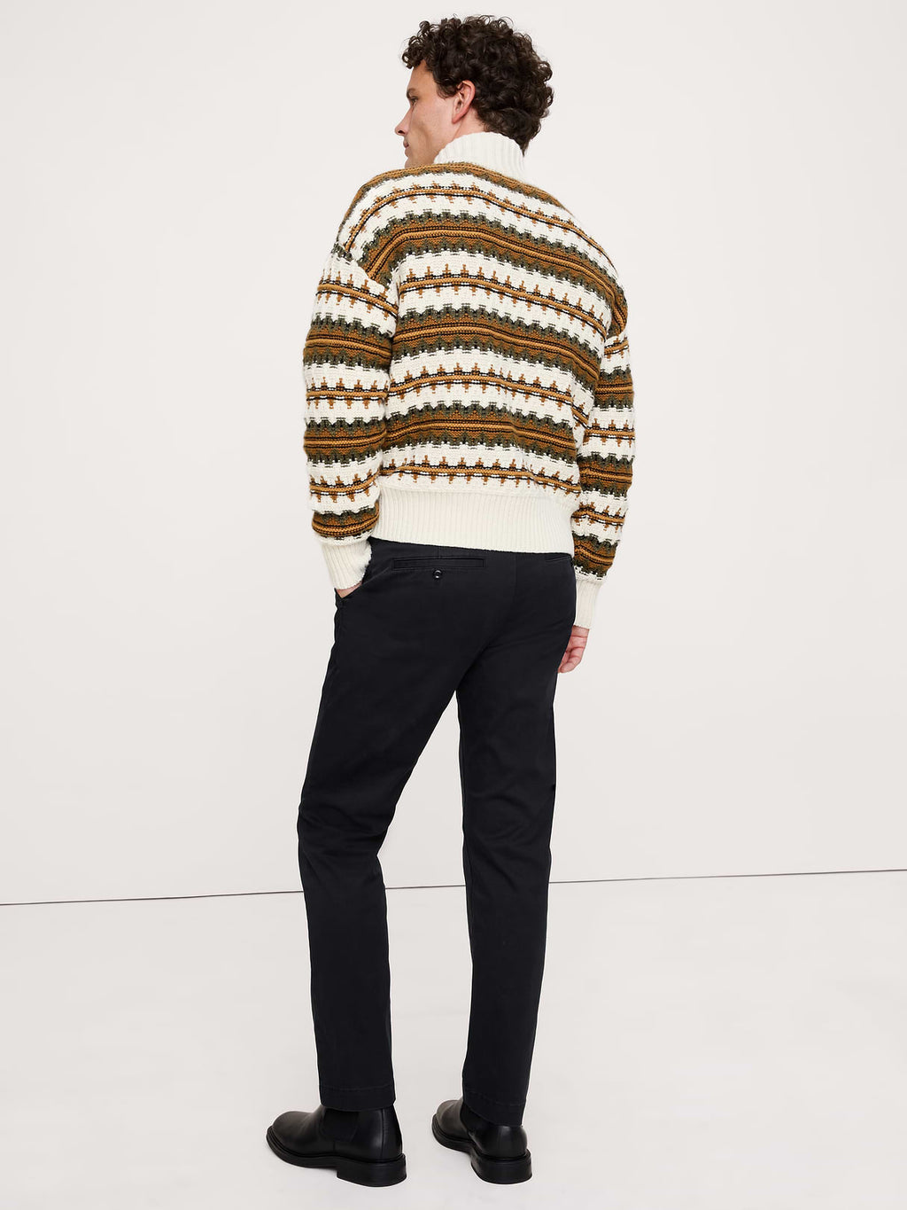Straight Lived-In Chino - Black