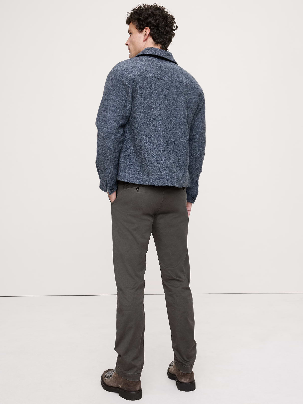 Straight Lived-In Chino - Charcoal Gray