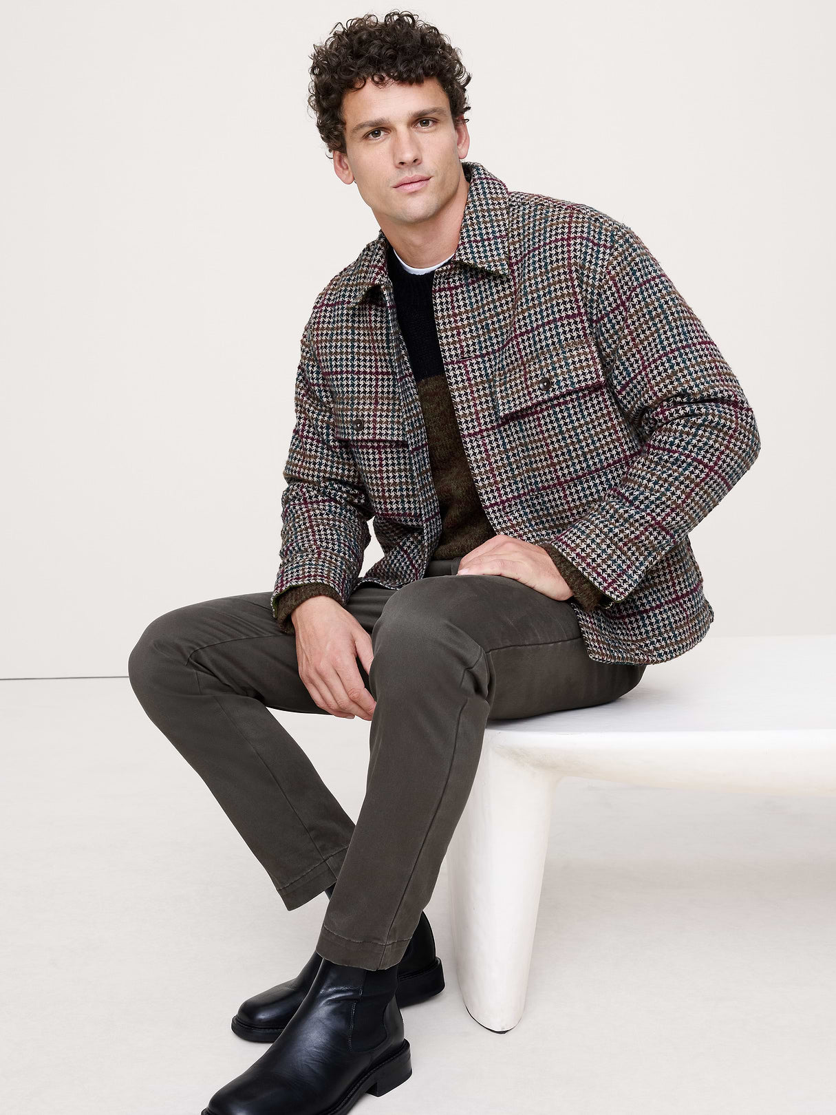 Slim Lived-In Chino - Charcoal Gray