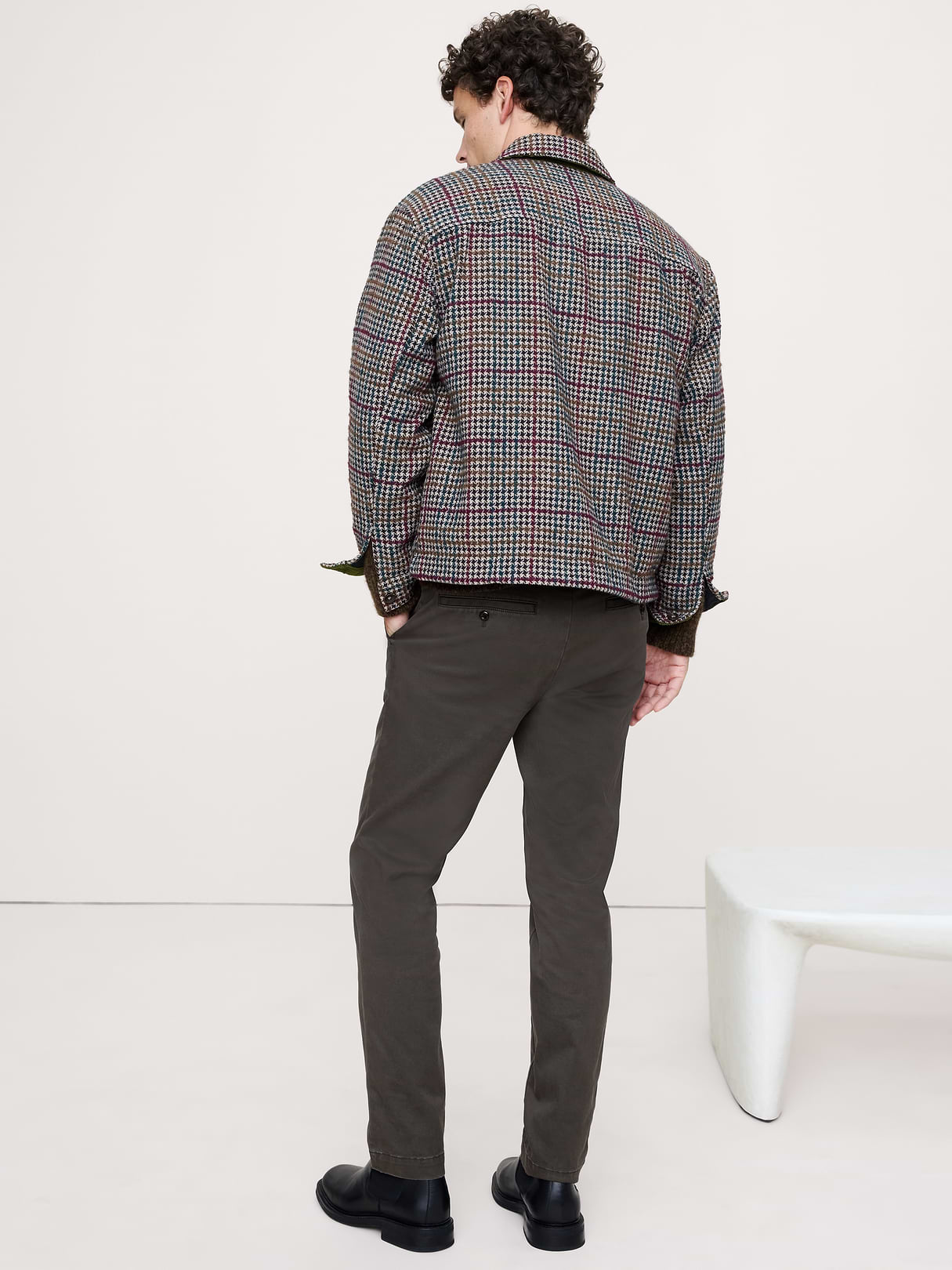 Slim Lived-In Chino - Charcoal Gray