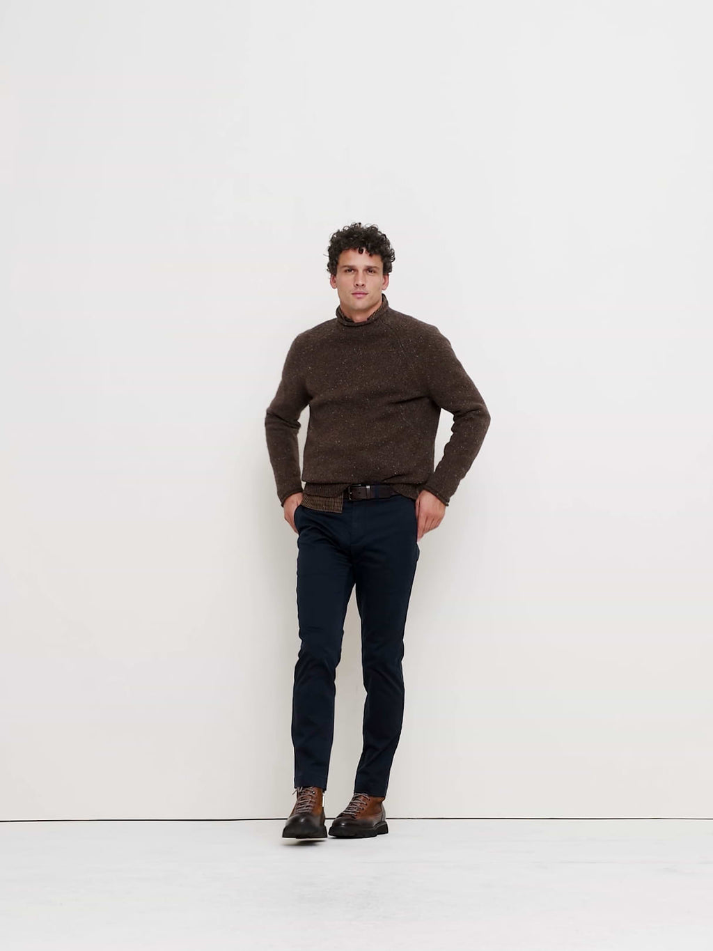 Slim Lived-In Chino - Navy Blue