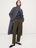 Ultra High-Rise Modern Slim City Stretch Ankle Pant - Spiced Olive Green