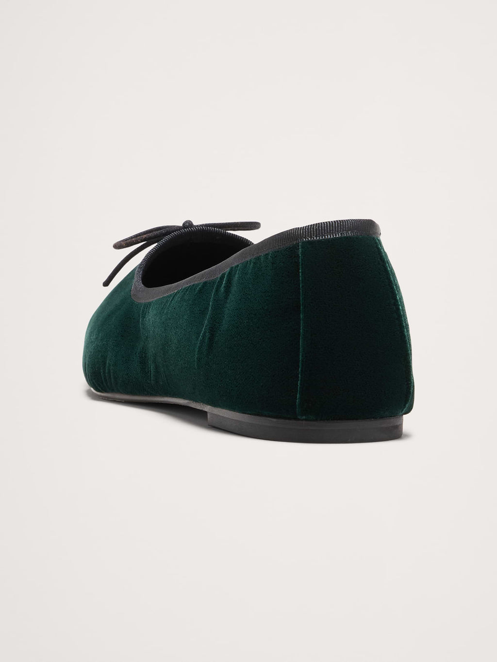 Jada Velvet Square-Toe Flat by Freda Salvador - Emerald Green