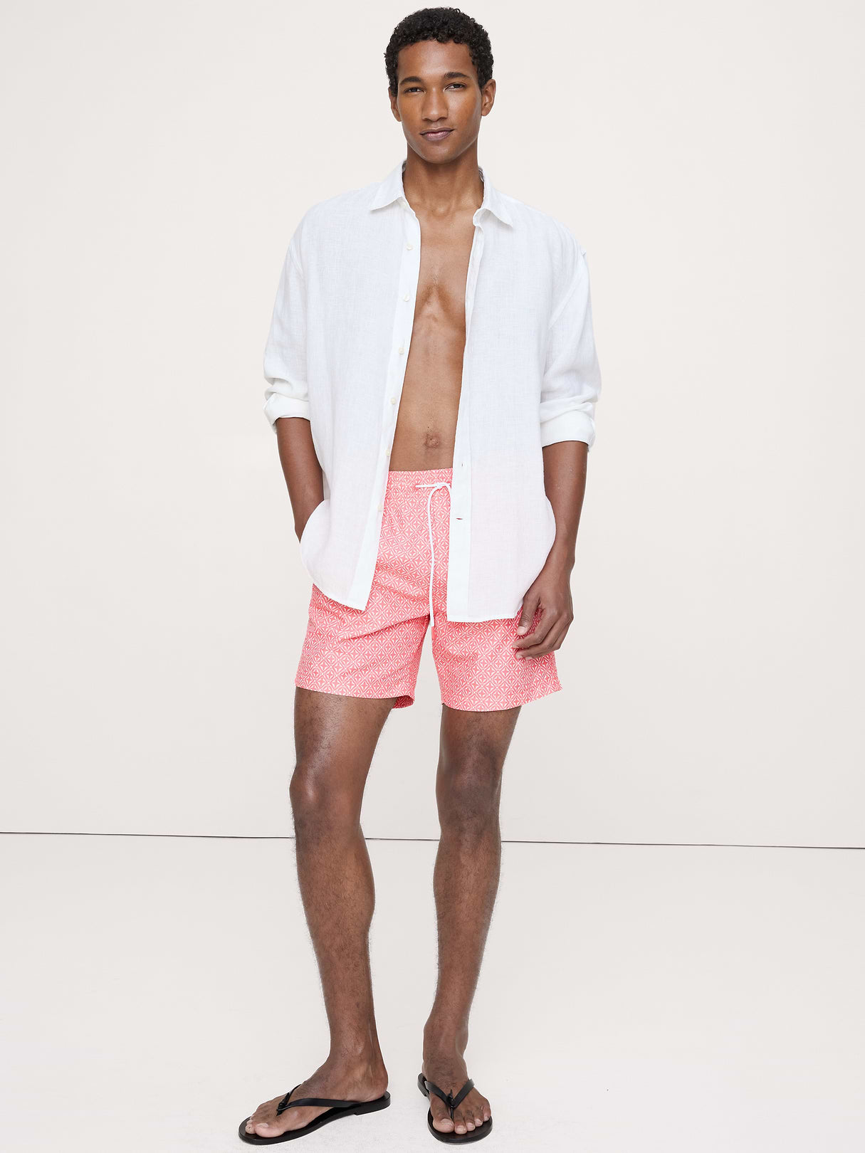 Sano 6.5" Inch Swim Short by Trunks Surf & Swim - Vivid Coral
