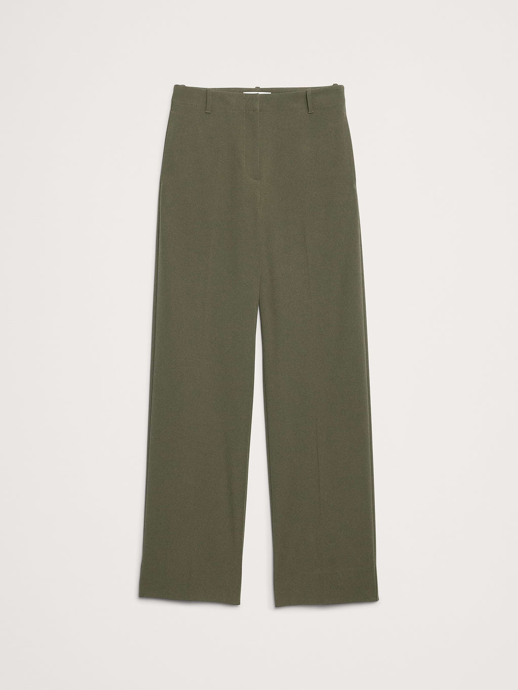 Ultra High-Rise Modern Straight City Stretch Pant - Spiced Olive Green