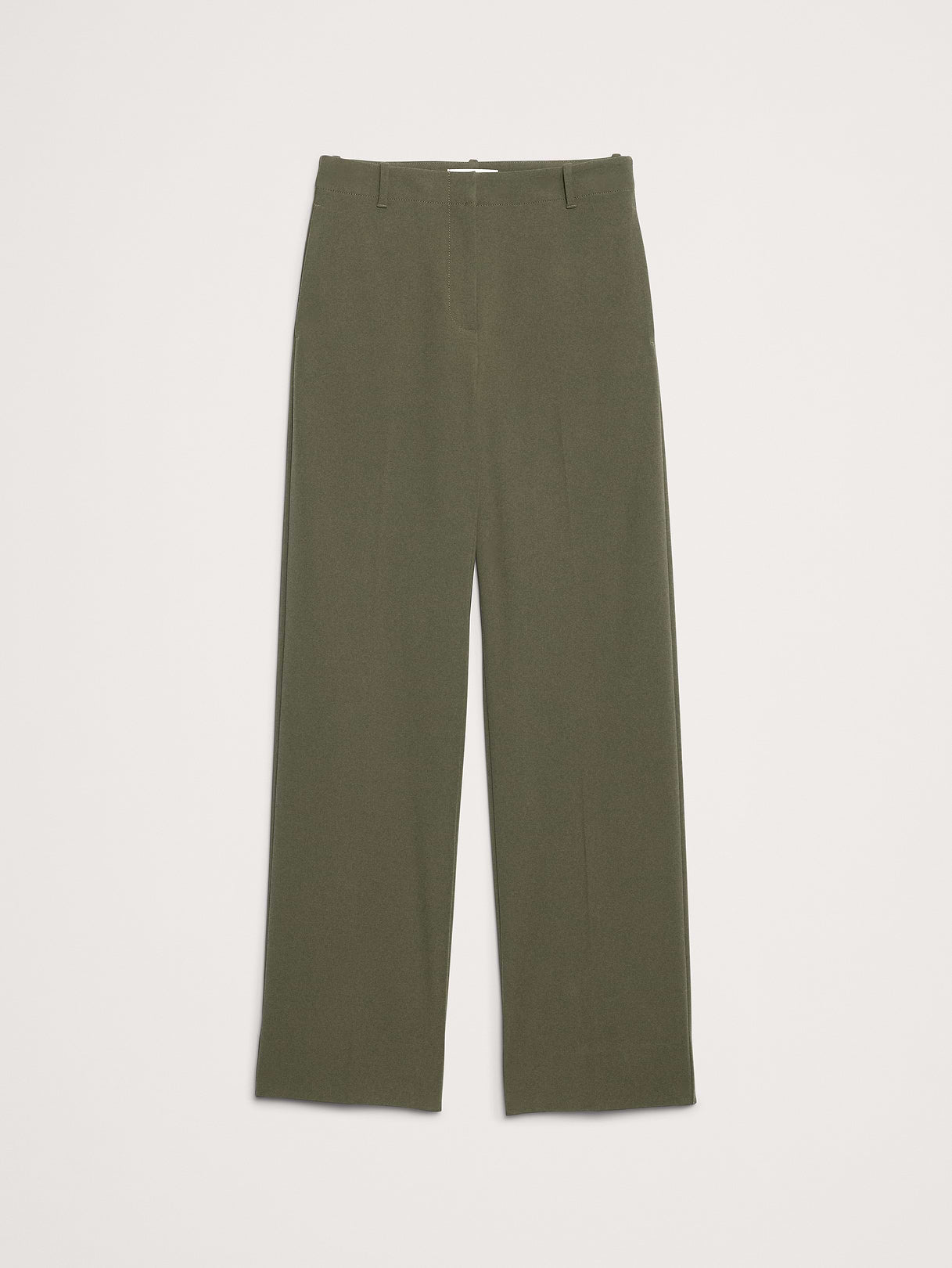 Ultra High-Rise Modern Straight City Stretch Pant - Spiced Olive Green