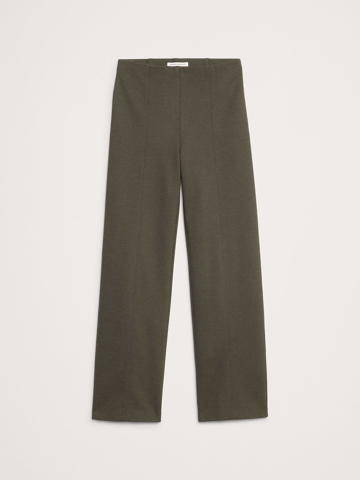 Fitted Everywhere Ponte Ankle Pant - Spiced Olive Green