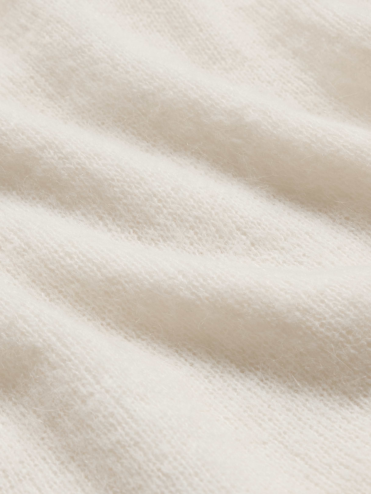 Italian Alpaca-Blend Sweater Polo - White