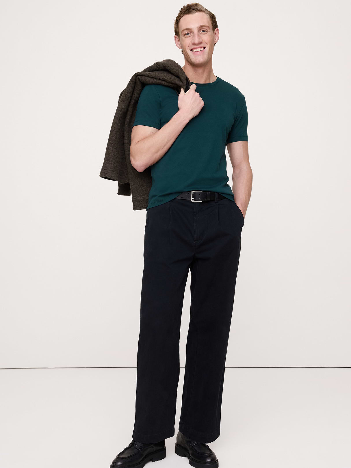Luxury-Touch T-Shirt - Storm Slate Green