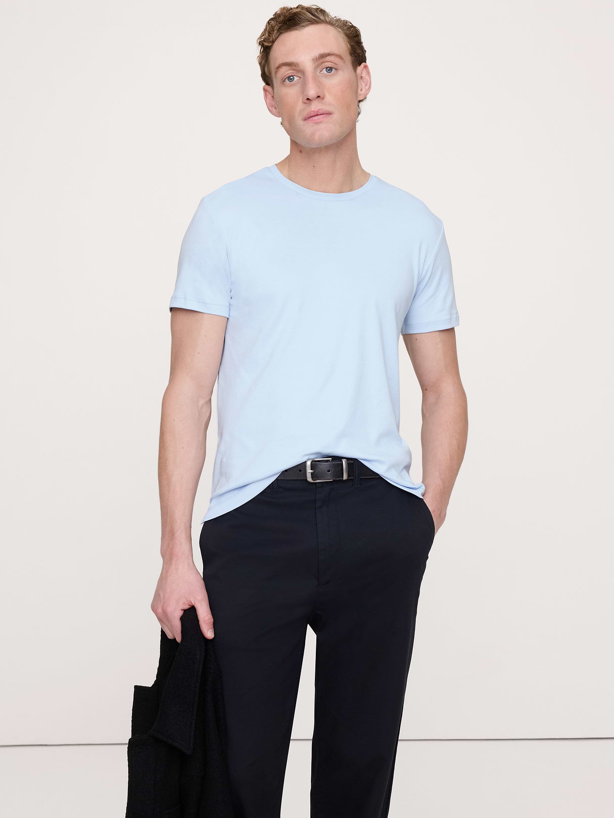 Luxury-Touch T-Shirt - Sky Blue