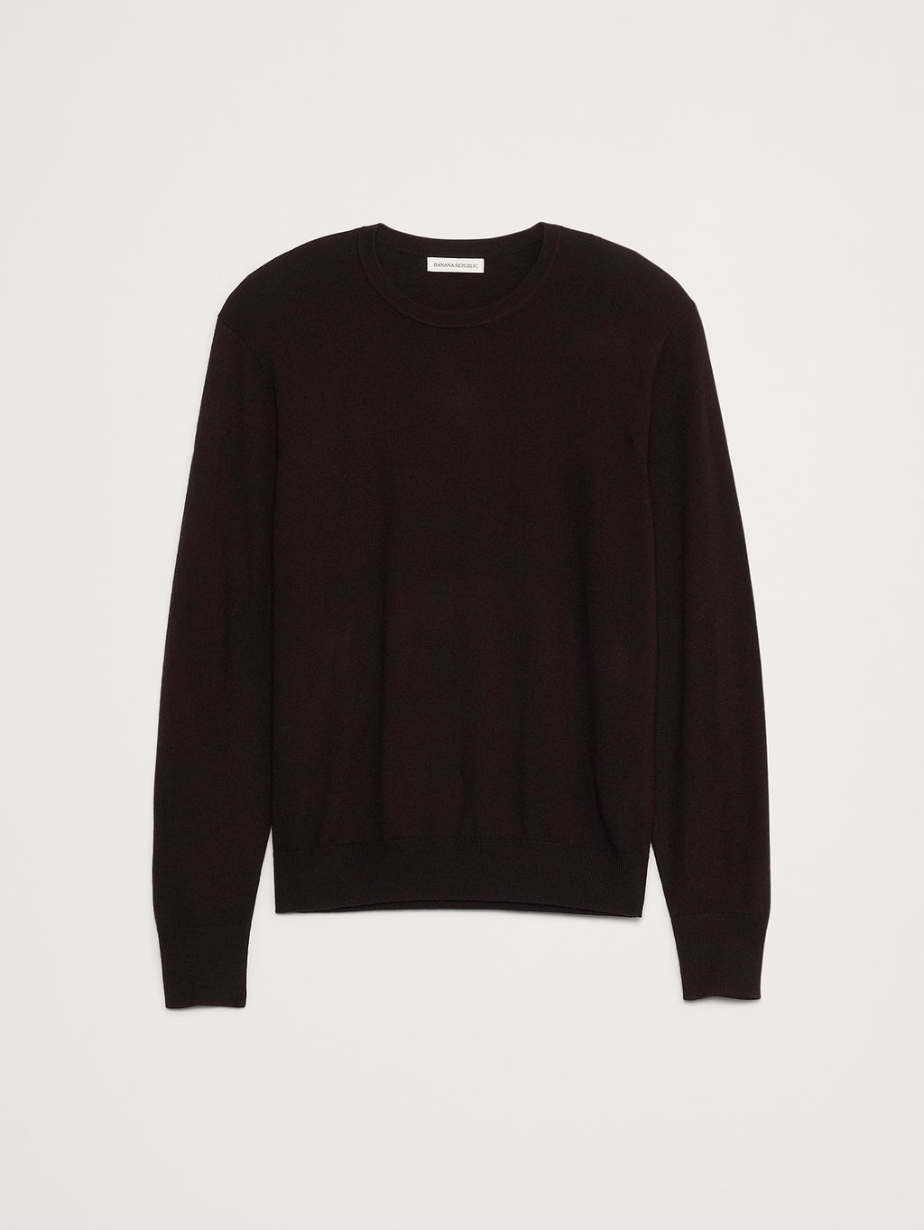 Merino Crew-Neck Sweater - Dark Brown
